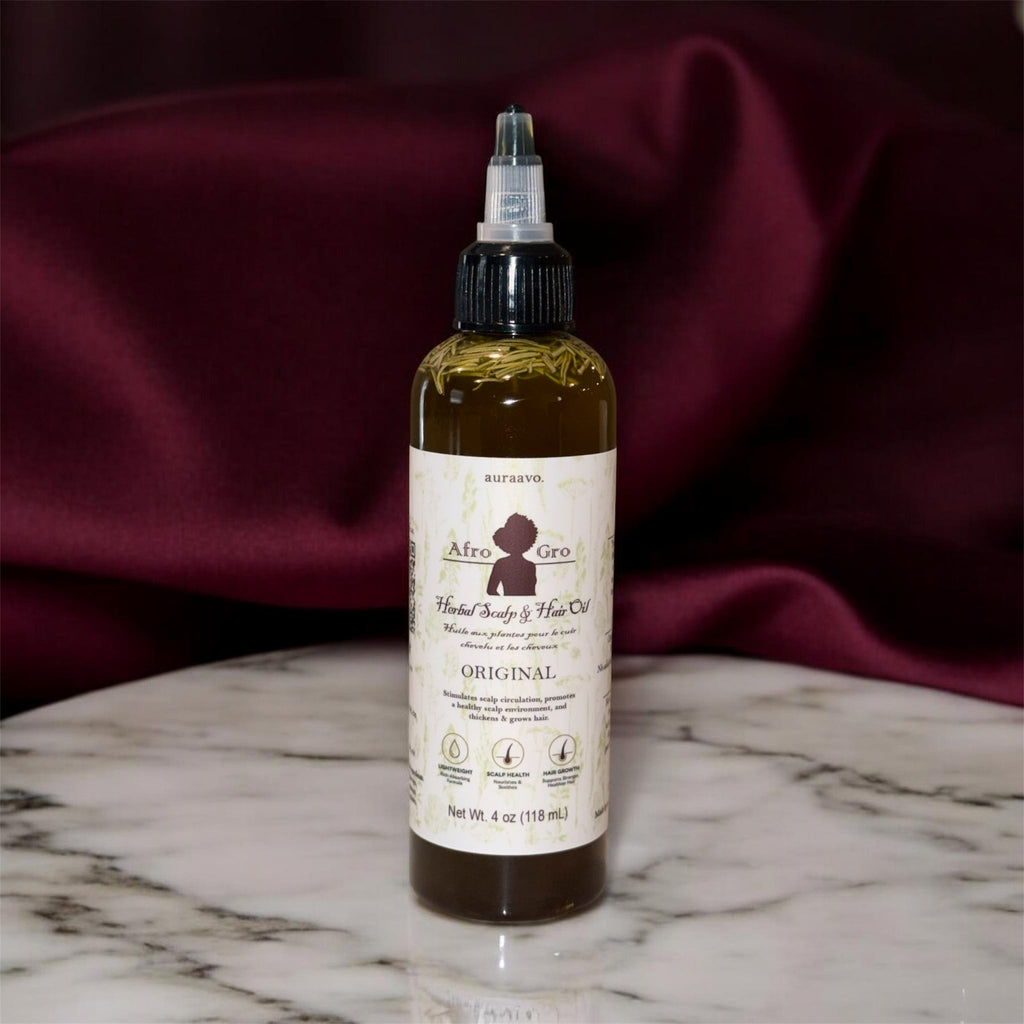 Original AfroGro Herbal Scalp & Hair Oil 4oz
