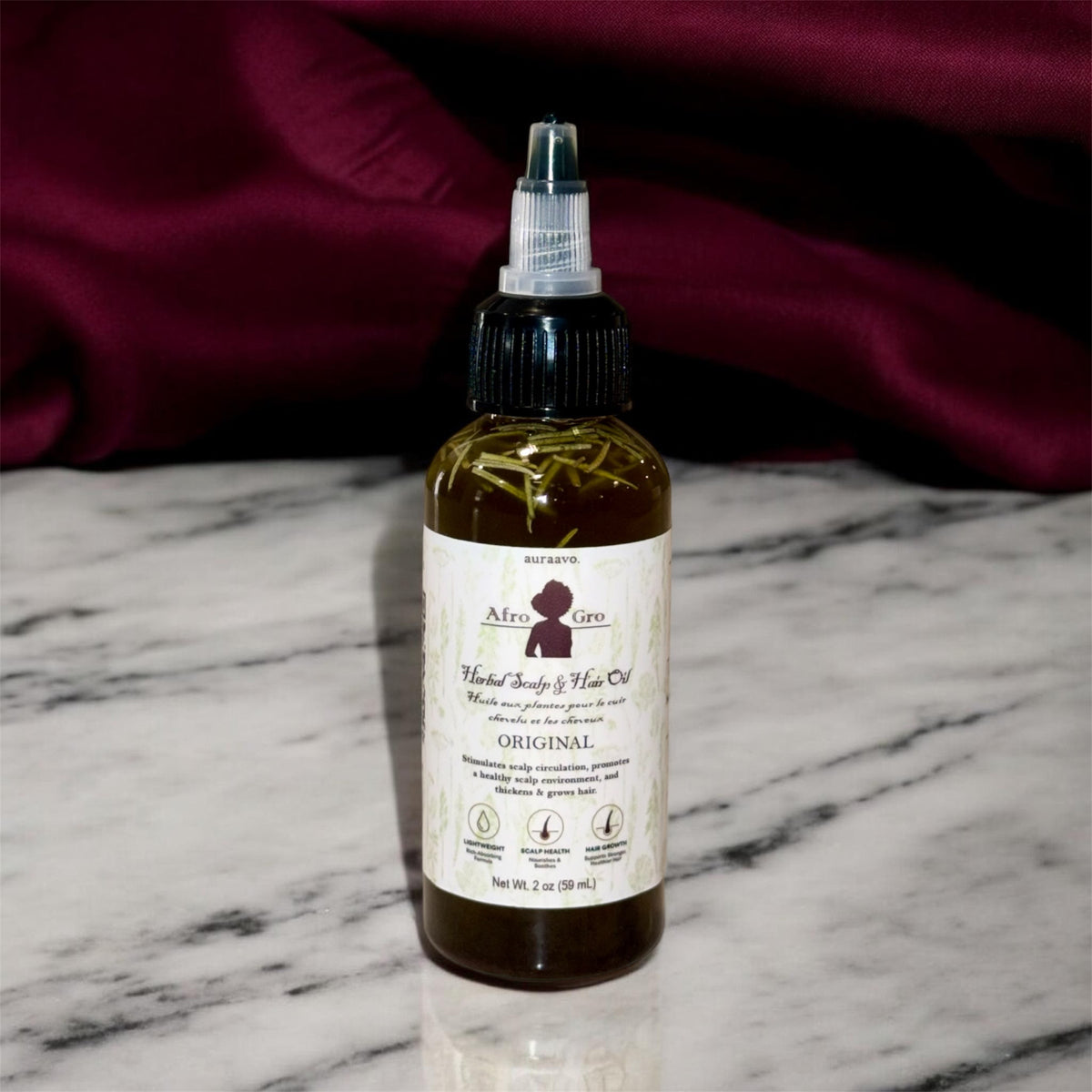 Original AfroGro Herbal Scalp & Hair Oil 2oz