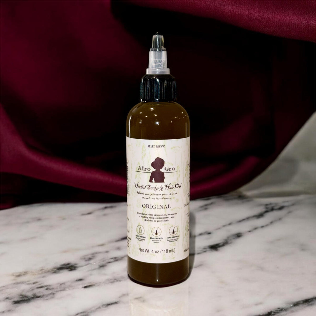Original AfroGro Herbal Scalp & Hair Oil 4oz