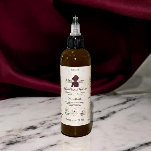Original AfroGro Herbal Scalp & Hair Oil 4oz