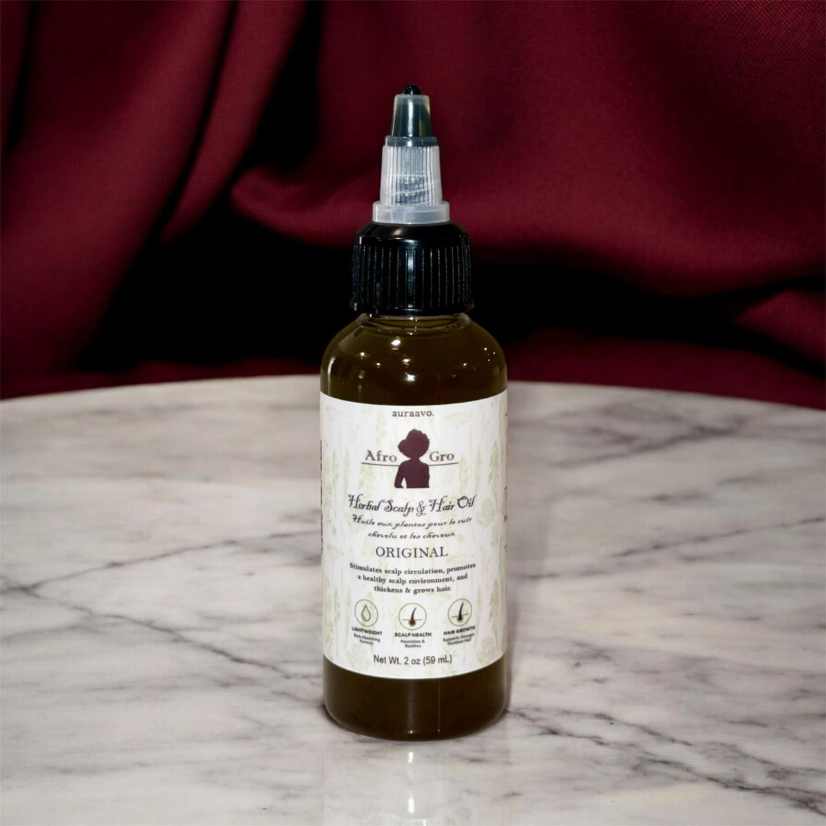 Original AfroGro Herbal Scalp & Hair Oil 2oz