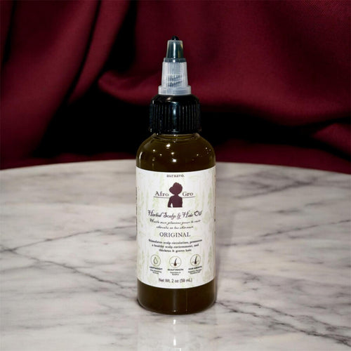 Original AfroGro Herbal Scalp & Hair Oil 2oz