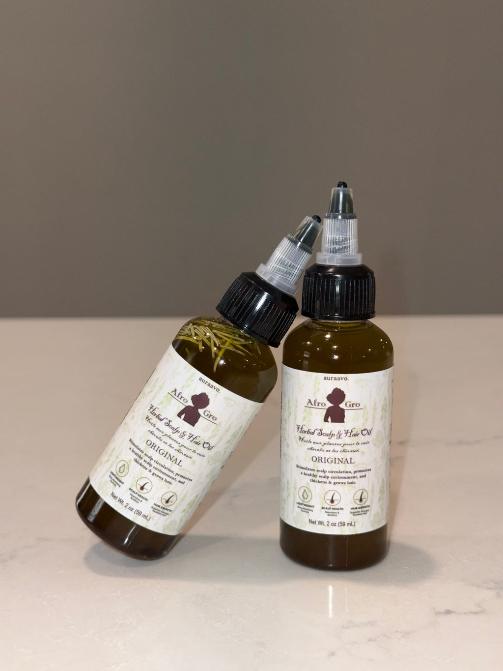 Original AfroGro Herbal Scalp & Hair Oil 2oz
