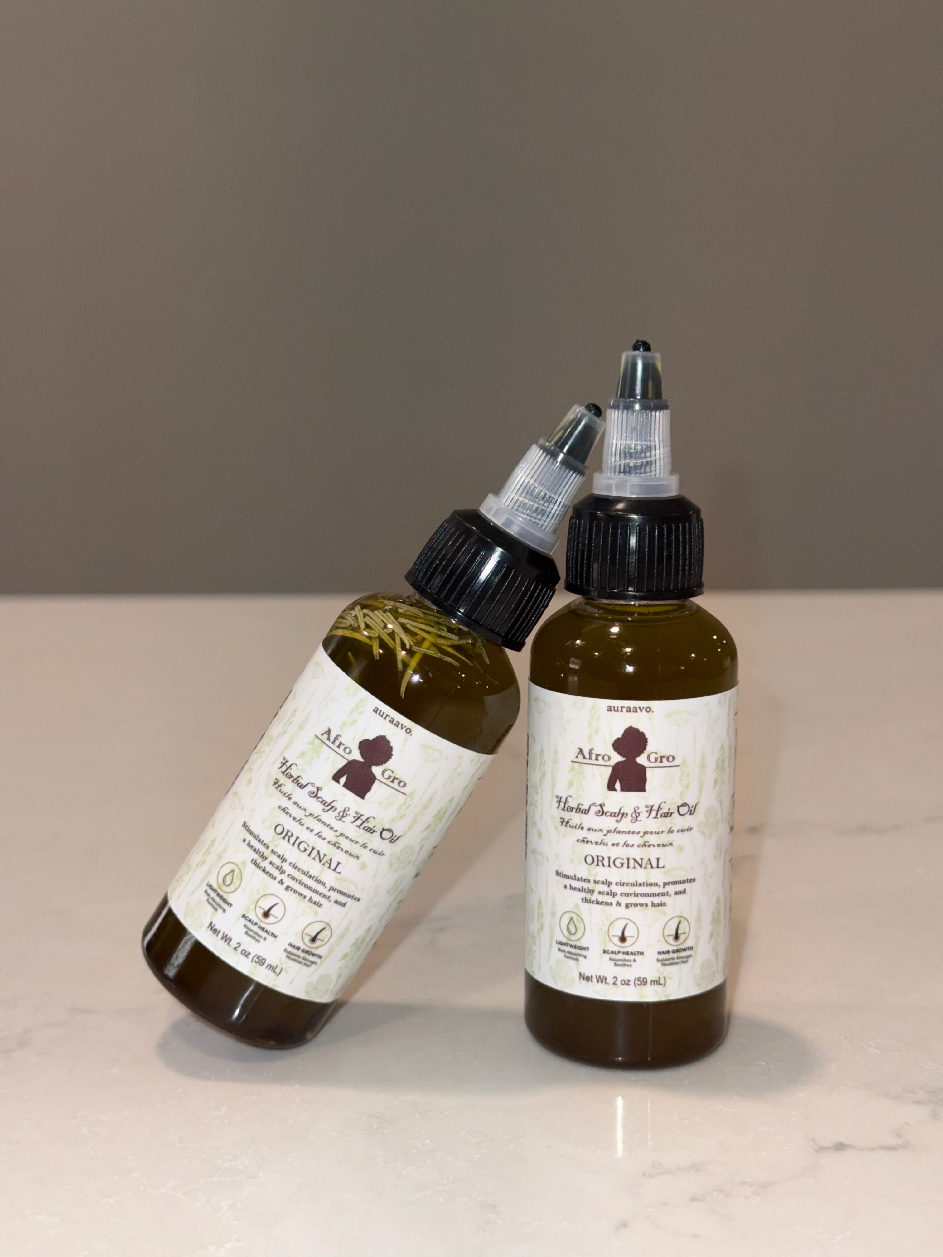 Original AfroGro Herbal Scalp & Hair Oil 2oz
