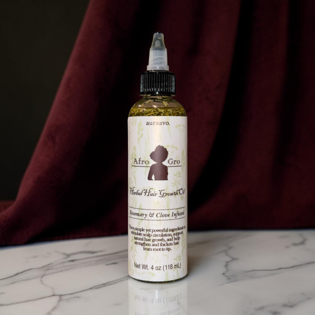 AfroGro Herbal Hair Growth Oil 4oz